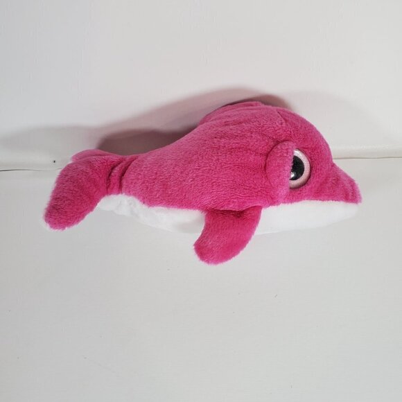 Wishpets Company LTD Pink Droopy Delphy Dolphin Plush Stuffed Animal 11" - Picture 1 of 6